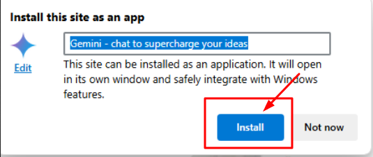 How to Install Google Gemini as a Windows Application-08
