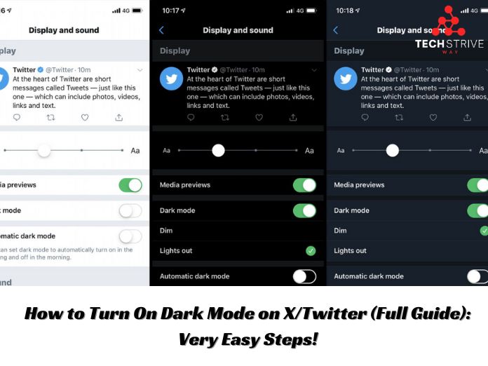 How to Turn On Dark Mode on XTwitter (Full Guide) Very Easy Steps!