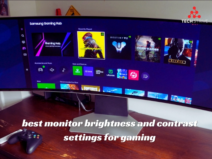 best monitor brightness and contrast settings for gaming